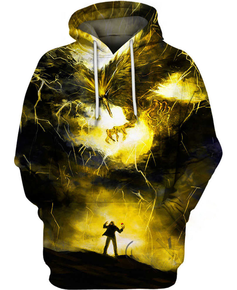 Zapdos Team Instinct Hoodie 3D