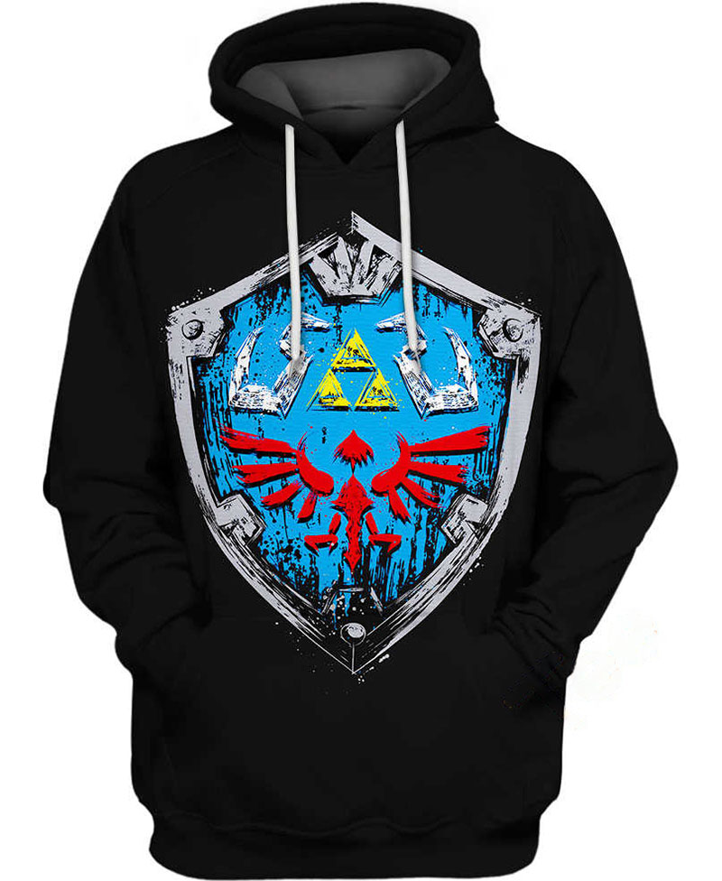 Zelda Hylian Shield Hoodie 3D 9 Zelda Hylian Shield Hoodie 3D