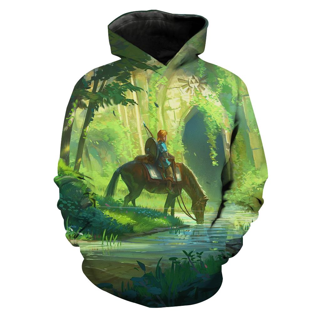 Zelda Link Legend Of Zelda Hoodie 3D