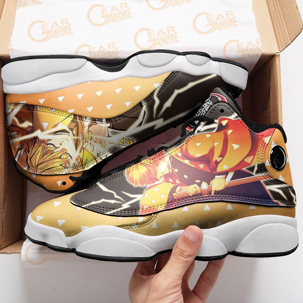 Zenitsu Agatsuma Demon Slayer Air Jordan Shoes 2 Zenitsu Agatsuma Demon Slayer Air Jordan Shoes