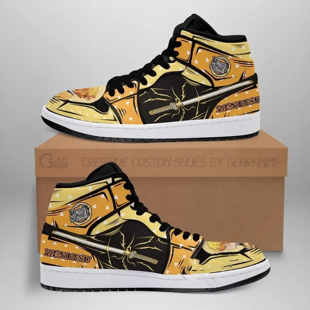 Zenitsu Costume Demon Slayer Anime Amazon Air Jordan Shoes 11 Zenitsu Costume Demon Slayer Anime Amazon Air Jordan Shoes
