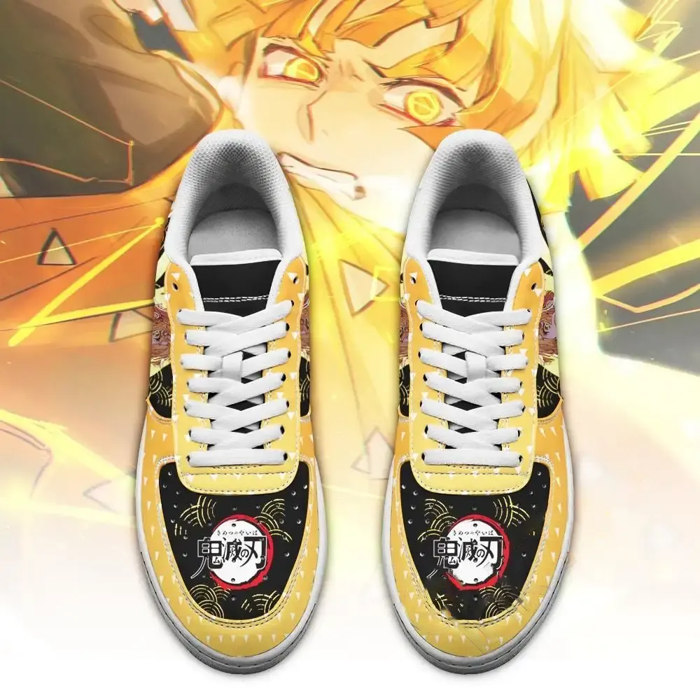 Zenitsu Custom Demon Slayer Anime Fan Amazon Nike Air Force Shoes 2 Zenitsu Custom Demon Slayer Anime Fan Amazon Nike Air Force Shoes