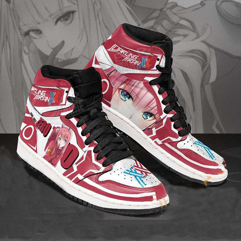 Zero Two Darling In The Franxx For Men And Women Personalized Air Jordan Shoes 2 Zero Two Darling In The Franxx For Men And Women Personalized Air Jordan Shoes