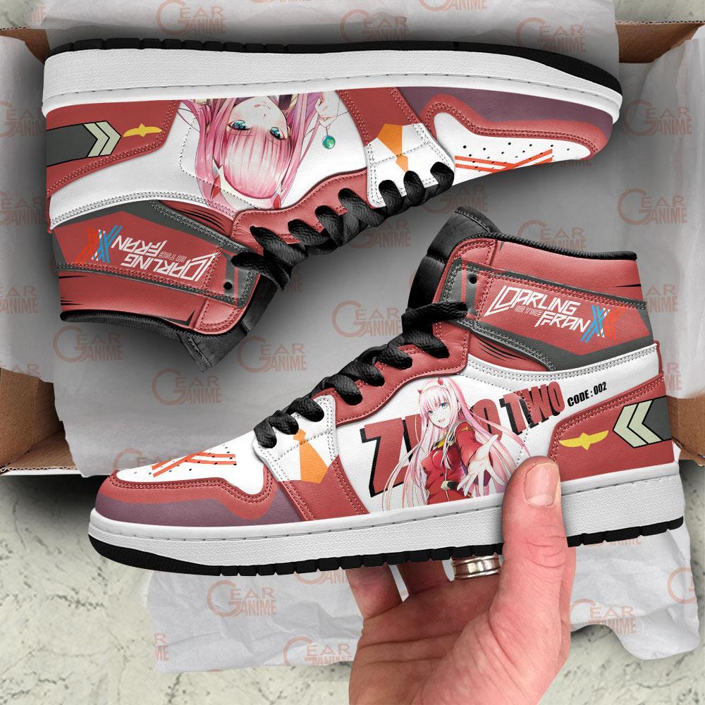 Zero Two Darling In The Franxx Sneakers Anime Air Jordan Shoes