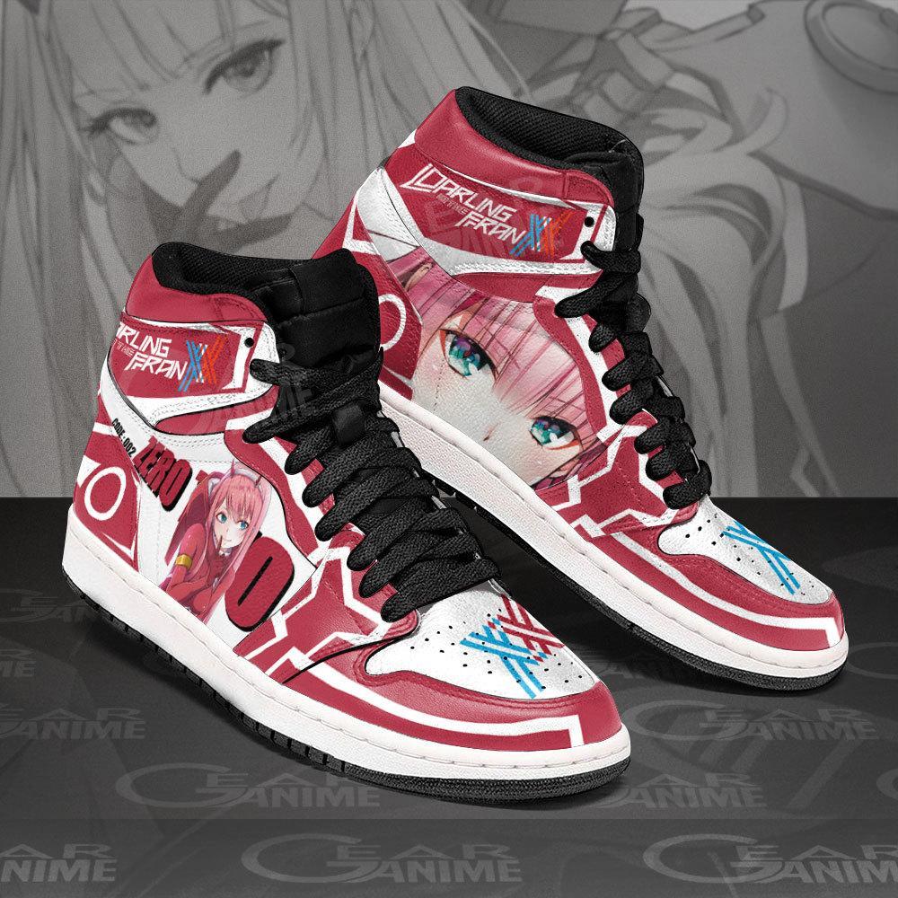Zero Two Darling In The Franxx Sneakers Custom Air Jordan Shoes 8 Zero Two Darling In The Franxx Sneakers Custom Air Jordan Shoes