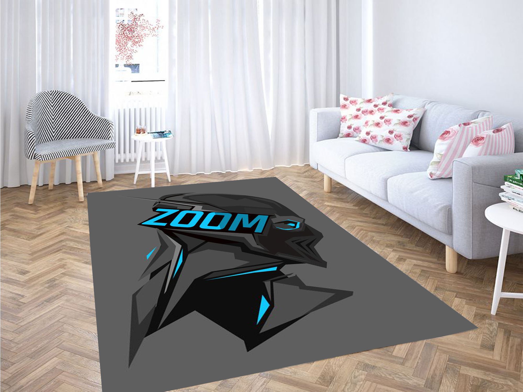 Zoom Pop Head Carpet Rug