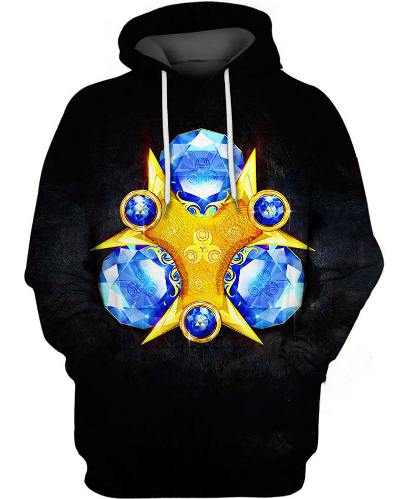 Zora Sapphire Hoodie 3D