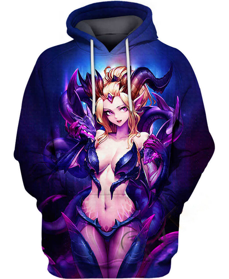 Zyra League Of Legends Hoodie 3D 3 Zyra League Of Legends Hoodie 3D